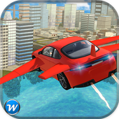 Flying Car Flight Pilot Sim 3D icon