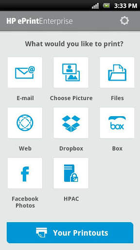 HP EPRINT ENTERPRISE (SERVICE) screenshot 5