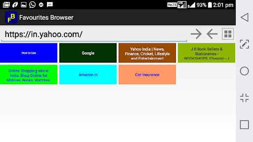 Favorites Browser screenshot 2