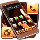 Amber Metallic Launcher Theme 1.264.1.30