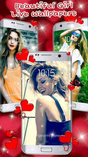 Beautiful Girl APUS Live Wallpaper screenshot 2