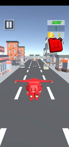 Super Robot Car flying Wings screenshot 2