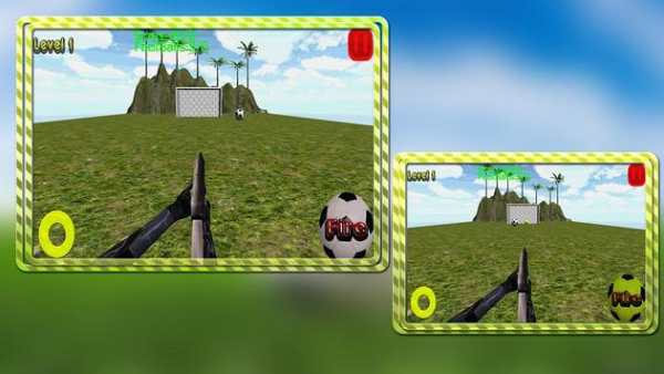 Nyata Foot Bola Shooting screenshot 1