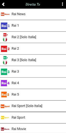 Pocket Live - Tv italiana in Diretta скриншот 1