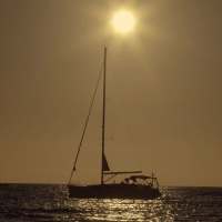 sunset ocean live wallpaper - boat live wallpaper logo