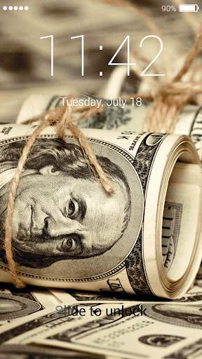 Dollars Lock Screen 5 تصوير الشاشة