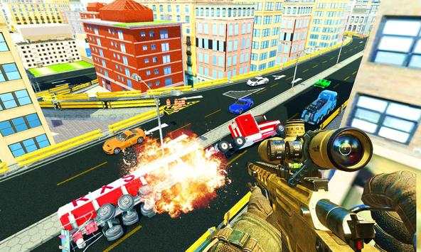 Real sniper traffic shooter 3D screenshot 3