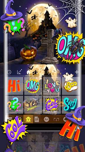 Halloween Festival Keyboard स्क्रीनशॉट 2