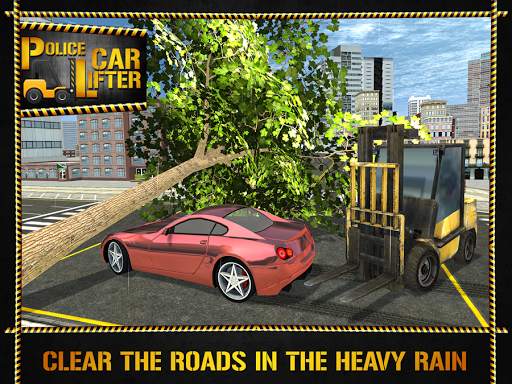 Police Fork Lifter Simulator screenshot 8