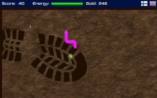 Wormie worm game screenshot 14