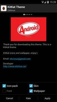 Apex Launcher Theme KitKat screenshot 1