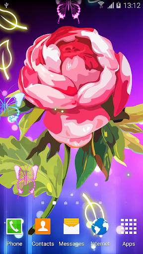Abstract Flower Live Wallpaper screenshot 2