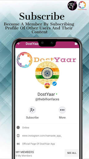 DostYaar : Photo , Video & Music Indian Social App screenshot 3