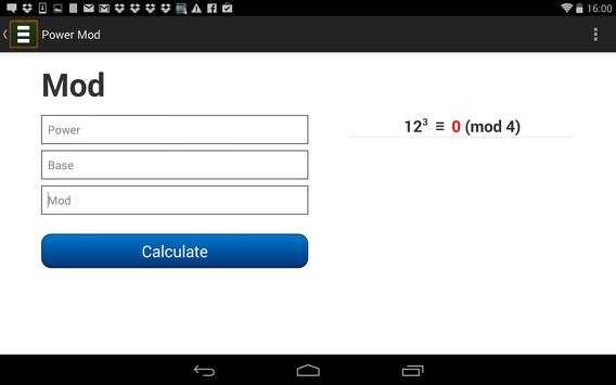Power Mod Calculator screenshot 3