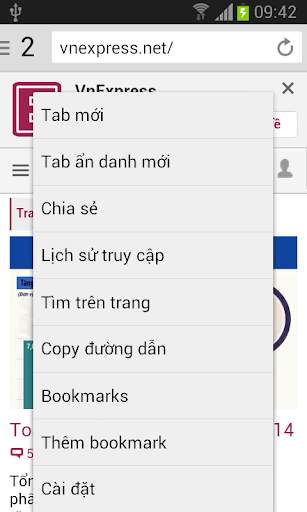 Trình duyệt V Browser screenshot 5