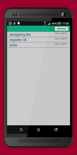 Notepad: Minimalist Notepad screenshot 2