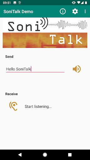 SoniTalk - Exchange Data Over (Ultra)Sound screenshot 5