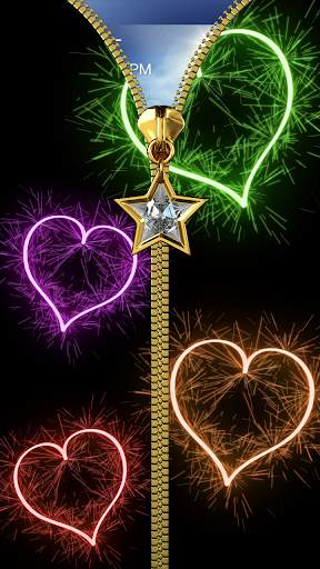 Fireworks lock screen prank 5 تصوير الشاشة