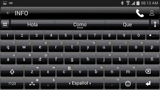 THEME FOR AI TYPE BLACK SENSE screenshot 3