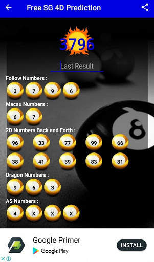 Live 4D Prediction V2 ! ( SG & HK ) screenshot 4