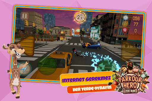 Parkour Hero - Animal Runner 3D Stunts Simulator screenshot 5