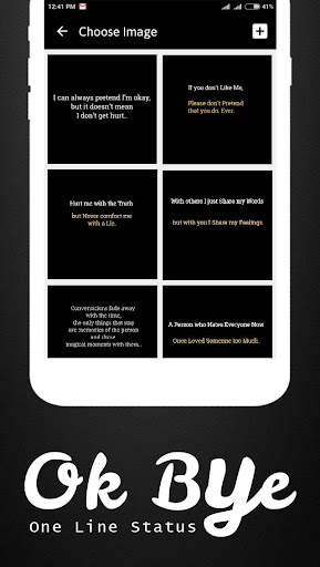 Ok Bye status – Images Quotes screenshot 1