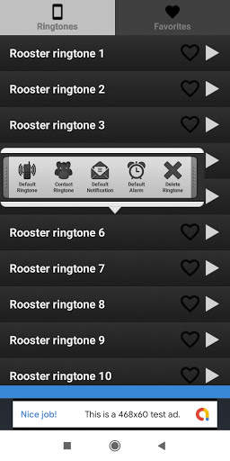 Rooster ringtones free screenshot 3