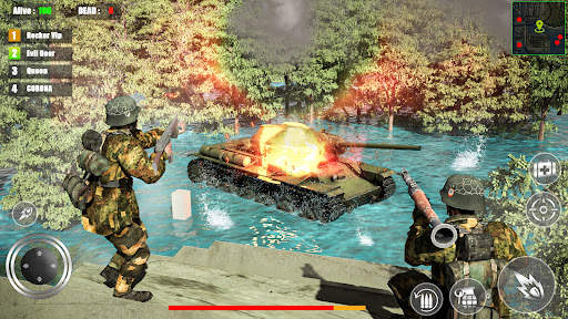 World War Fire Squad Gun Shoot screenshot 3