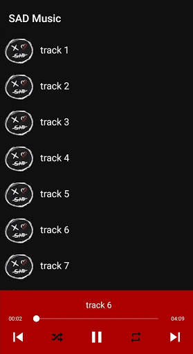 SAD Music offline - 2020 screenshot 2