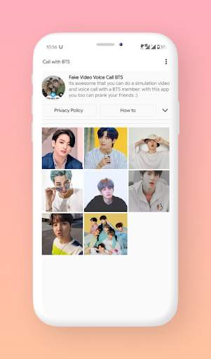 💞 BTS Call You - Fake Video Voice Call with BTS screenshot 1