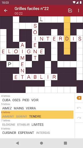 Mots Casés (Mots cachés) screenshot 4
