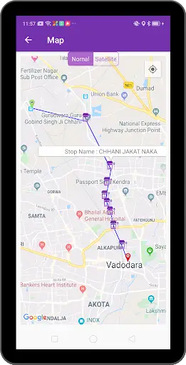 Vadodara Smart City Bus screenshot 5