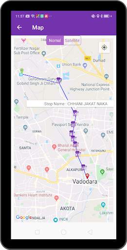 Vadodara Smart City Bus screenshot 5
