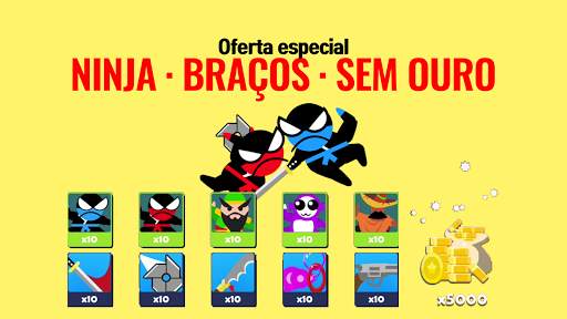 Jump Ninja Battle 2 jogadores screenshot 5