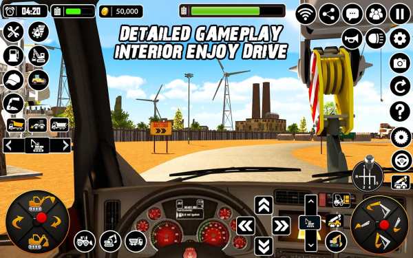 Excavator Machine Crane Sim 3D screenshot 3