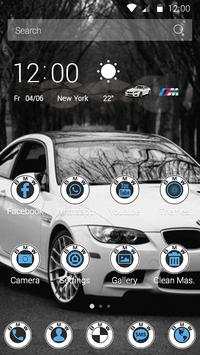 White BMW Theme 2 تصوير الشاشة