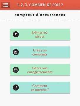 1,2,3, Combien de fois ? Lite screenshot 2