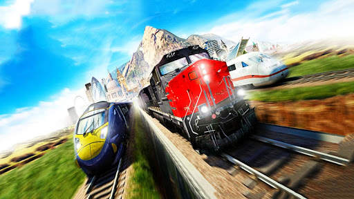 Euro Fast Train Racing Simulator screenshot 1