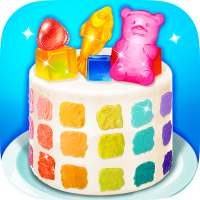 Gummy Unicorn Cake - Rainbow Unicorn Food logo
