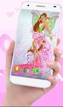 Winx Live Wallpaper HD Club 3 تصوير الشاشة