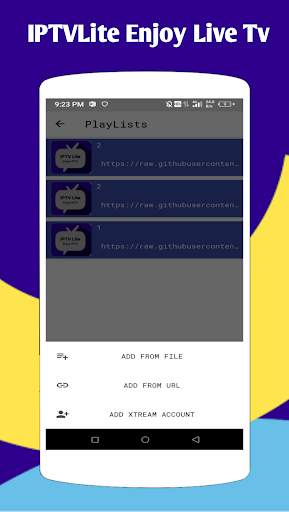 IPTV Lite : IPTV Player screenshot 1