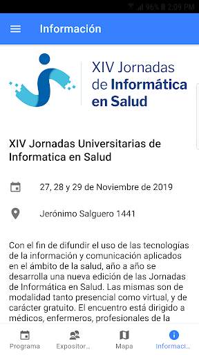 Jornadas de Informática en Salud screenshot 5