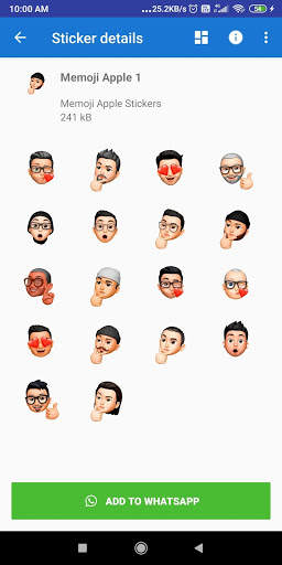 3 D Stickers for WhatsApp - WAStickerApps screenshot 1