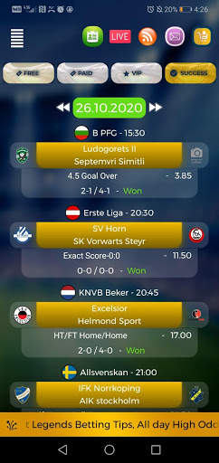 Bet Legends Betting Tips - Daily High Odds screenshot 2
