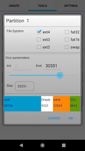 AParted ( Sd card Partition ) скриншот 4