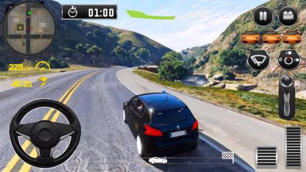 City Driving Peugeot Car Simulator screenshot 3