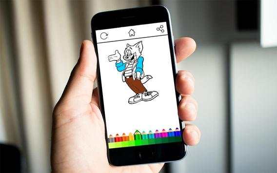 Coloring Tom And Mouse screenshot 9