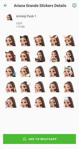 Ariana Grande Stickers App screenshot 6