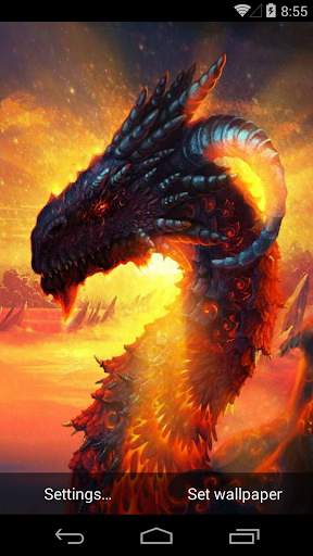 Dragons Live Wallpapers screenshot 2