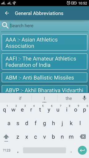 Abbreviations : Full Forms of Everything screenshot 3